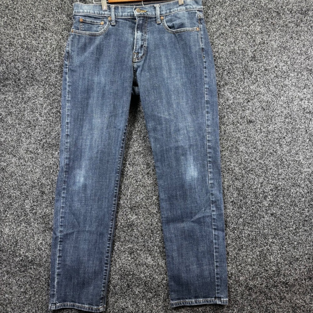 Lucky Brand 221 Straight‎ Leg Mens Jeans 34x32 Medium Wash Blue Denim